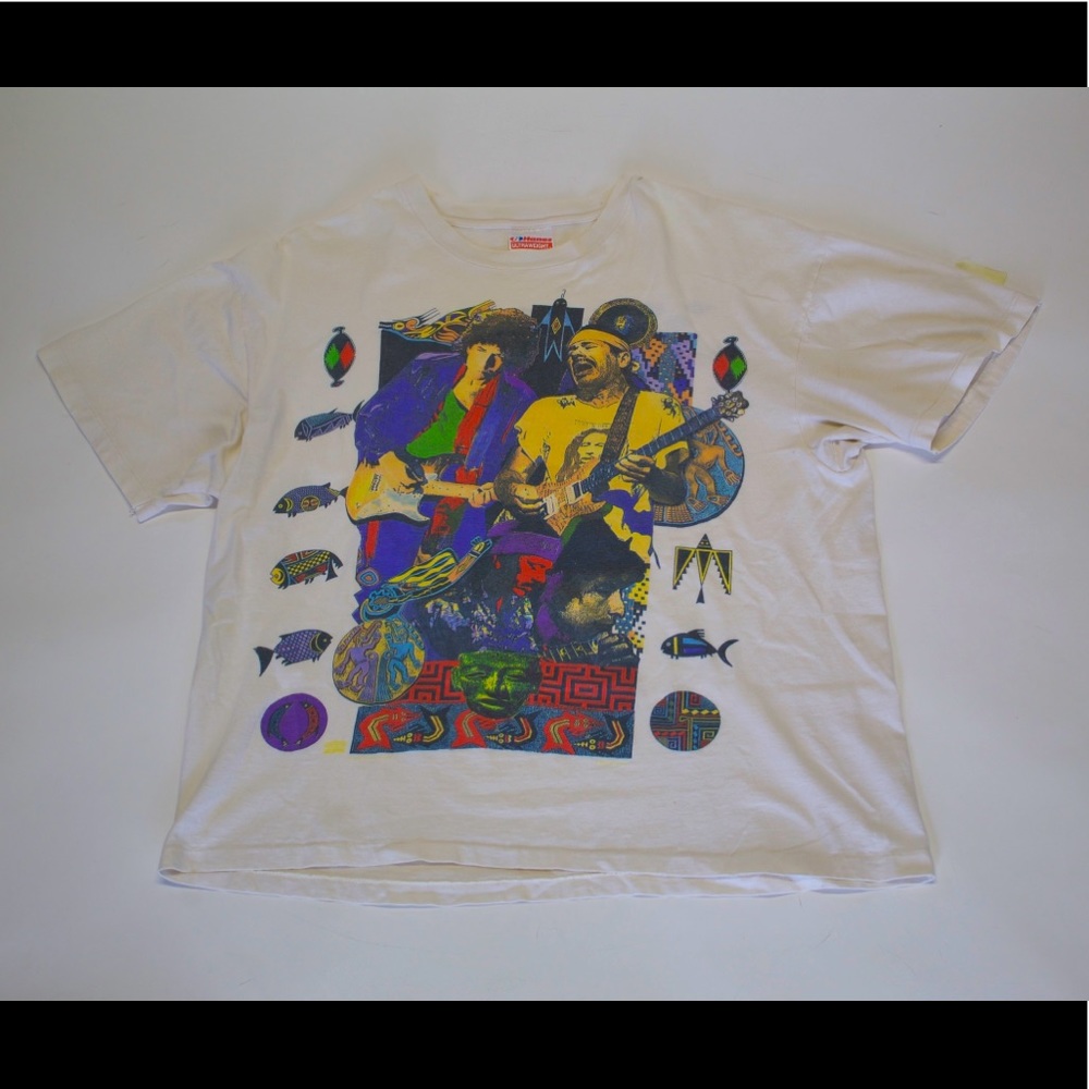 Bob Dylan Santana Tour Shirt Vintage